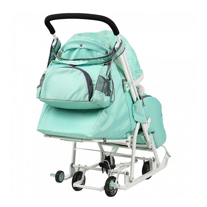 Санки-коляска Nika Disney Baby 2 — как выглядит в жизни
