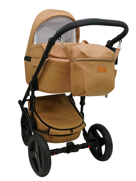 Детская коляска Ray Ultra Ecco 2 в 1, 100% эко-кожа фото 10