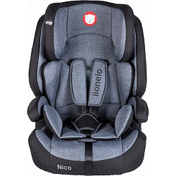 Детское автокресло Lionelo Nico + подарок: шторки и органайзер