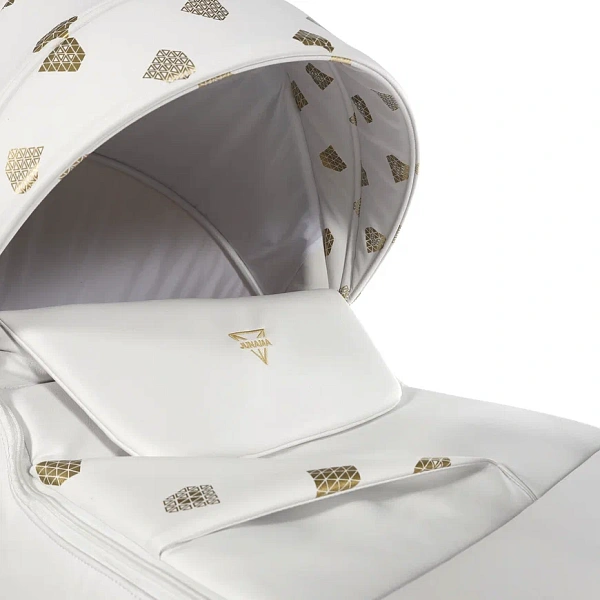 Детская коляска Junama Glow V2 2 в 1 на золотой раме фото 9