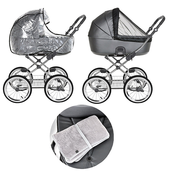 Детская коляска Roan Bass Next Classic 2 в 1, колесо D-14 фото 6