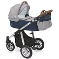Детская коляска Baby Design Dotty 2 в 1 (03 Синий
						
					) — Фото