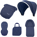 Набор текстиля Oyster Colour pack для прогулочных колясок Oyster2 / Max (Oxford Blue) — Фото