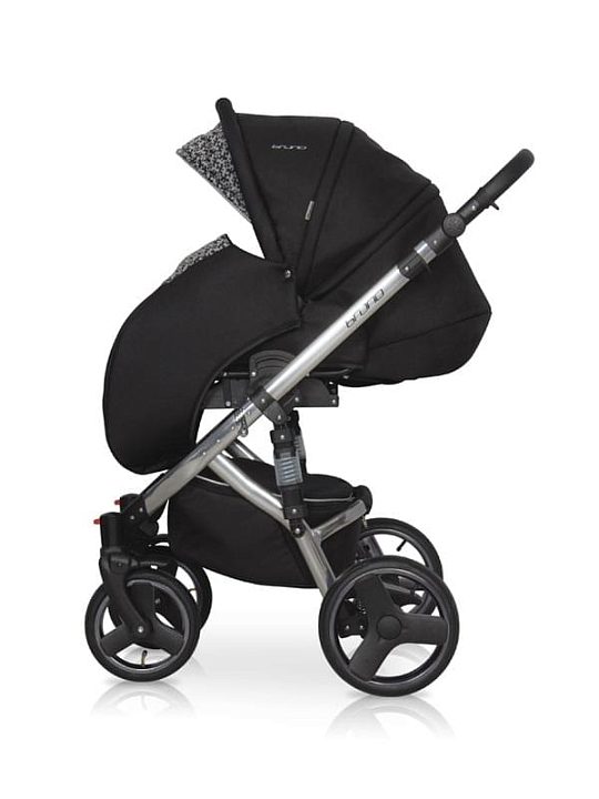 Детская коляска Riko Bruno (Brano) Silver 2 в 1 — как выглядит в жизни