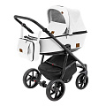 Детская коляска BeBe-Mobile Gusto Deluxe 3 в 1, эко-кожа (GU110  (белая эко-кожа)
						
					) — Фото