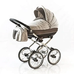 Детская коляска Esperanza Victoria Prestige 2 в 1 Цвет рамы - Хром - Большие колеса