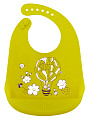 Нагрудник силиконовый Happy Baby Bib Pocket (16006) (Lime) — Фото