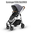 Детская прогулочная коляска UPPAbaby Cruz (GREGORY (blue melange) голубой меланж
						
					) — Фото