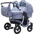 Детская коляска для двойни BartPlast Fenix Duo Prime 2 в 1 - Фото