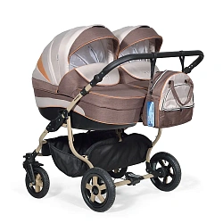 Детская коляска для двойни Indigo Duo 18 2 в 1