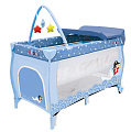 Детский манеж Asalvo Travel Cot Mix Plus с пеленатором (Pirate) — Фото