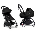 Детская коляска Babyzen Yoyo 2 Bassinet 2 в 1 на черной раме (Black
						
					) — Фото