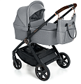 Детская коляска Espiro Only Black&Rose Gold 2 в 1 (107 gray center black
						
					) — Фото