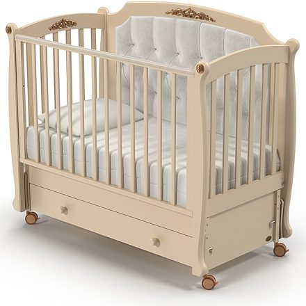 Детская кроватка Nuovita Furore swing, продольный маятник/ящик
