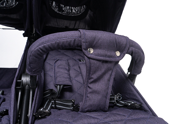 Детская прогулочная коляска для двойни Bubago Model Q Duo фото 11