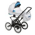 Детская коляска Jedo Classic Bartatina Alu Plus 2 в 1 (18 white
						
					) — Фото