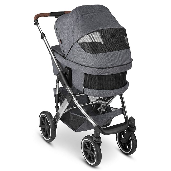 Детская коляска ABC-Design Salsa 4 Air 2023 2 в 1 на серебряной раме — как выглядит в жизни