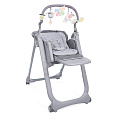 Стульчик для кормления Chicco Polly Magic Relax (Graphite
						
					) — Фото
