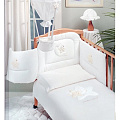 Комплект белья Italbaby Petite Etoile 5 пр. (Белый арт.104,0066-5(70х140)) — Фото
