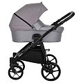 Детская коляска Tutis Novo Reflective 2 в 1 (Grey Metalic/Grey Reflective Print
						
					) — Фото