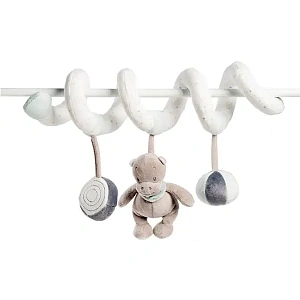 Мягкая игрушка Nattou Loulou, Lea & Hippolyte Toy Spiral Панда, Леопард, Бегемот 963299