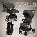 Детская прогулочная коляска Sweet Baby Aura Plus (Dark Grey
						
					) — Фото