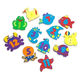Набор игрушек для купания Funkids WaterFun-2 KB-050C, 12 предметов