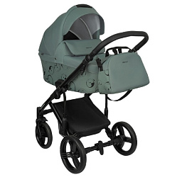 Детская коляска Bebetto Magnum Light Se 2 в 1 на черной раме