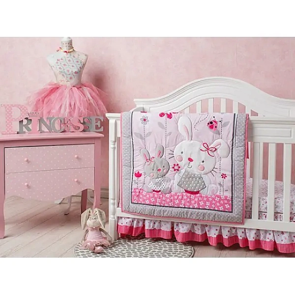Комплект в кроватку Giovanni Shapito Bonny bunny Джованни Шапито Бонни банни, 7 предметов фото 8