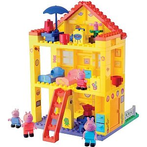 Конструктор Smoby Любимый Дом Peppa Pig, 107 деталей, 1/4 арт. 57078