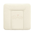 Матрац пеленальный Ceba Baby Себа Беби 70*75 см мягкий на комод (Elephants creamy W-144-057-171) — Фото