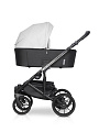 Детская коляска Riko Basic Vest Lux 3 в 1 (03 Titanium белый
						
					) — Фото
