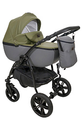 Детская коляска Jaxee Rosa 2 в 1, 100% эко кожа