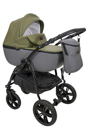 Детская коляска Jaxee Rosa 2 в 1, 100% эко кожа