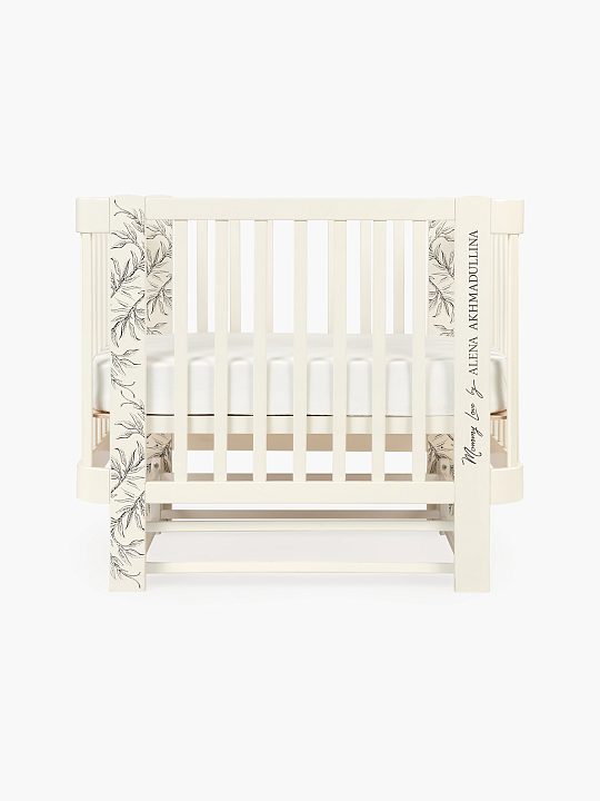 Приставная кроватка люлька Happy Baby MOMMY LOVE by Akhmadullina — как выглядит в жизни