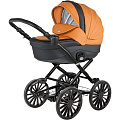 Детская коляска BeBe-Mobile Gulia Deluxe Carbon 2 в 1, эко-кожа (31S
						
					) — Фото