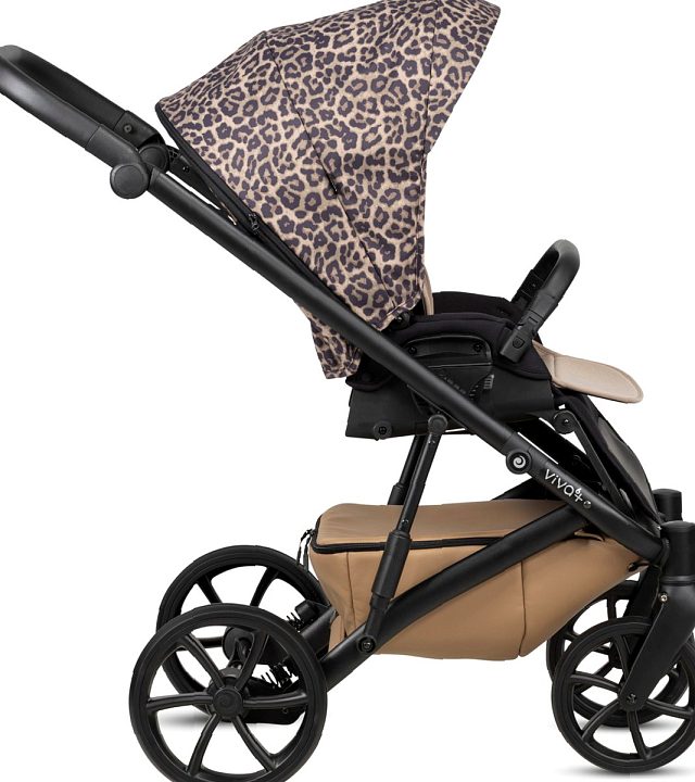 Детская коляска Tutis Viva 6 Plus Wild Elegance 2 в 1, Savannah Brown — как выглядит в жизни