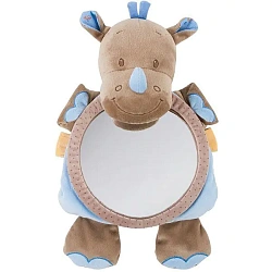 Зеркало для контроля за ребенком Nattou Наттоу Mirror for car Arthur & Louis Носорог 644334
