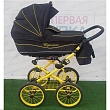 Детская коляска Esperanza Classic Leatherette 2 в 1 (100% замшевая ткань -Большие колеса) - Фото