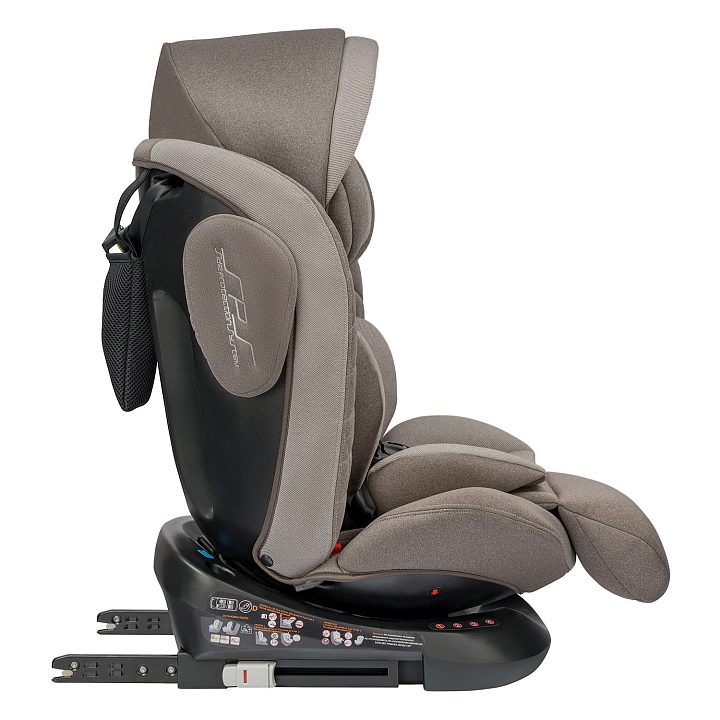 Детское автокресло Indigo Smart+ Isofix, капюшон, подножка — как выглядит в жизни