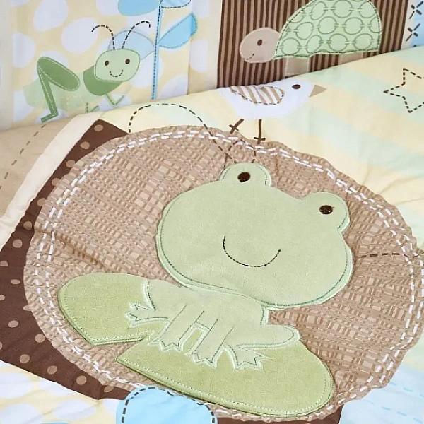 Комплект в кроватку Giovanni Shapito Froggy Friends Джованни Шапито Фрогги Френдс, 7 предметов фото 6