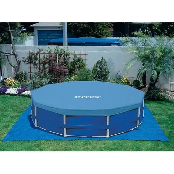 Каркасный семейный бассейн Intex Интекс круглый с лестницей и насосом-фильтром c54942, c56942, c28234, c56952, c57954, c54938, c54948 фото 6