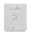 Мягкий пеленальный матрац Ceba Baby на комод 70 x 50 см (W-143-002-260 Zebra Grey) — Фото