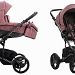 Детская коляска Bebetto Tito Premium Class Dark 2020 2 в 1 - Фото