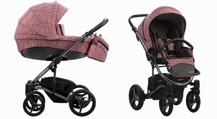 Детская коляска Bebetto Tito Premium Class Dark 2020 2 в 1