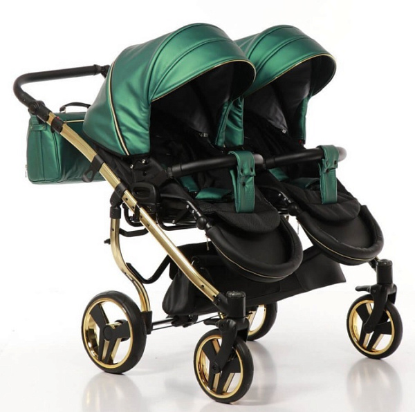 Детская коляска Junama Fluo Duo Line 2 в 1, эко-кожа фото 6