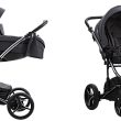 Детская коляска Bebetto Tito Premium Class Dark 2020 3 в 1 - Фото
