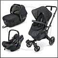 Детская коляска Concord Neo TS Sleeper+Air 3 в 1 (Cosmic Black
						
					) — Фото