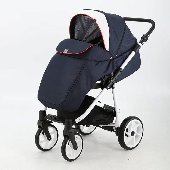 Детская коляска BeBe-Mobile Gusto 2 в 1, ткань+экокожа — как выглядит в жизни