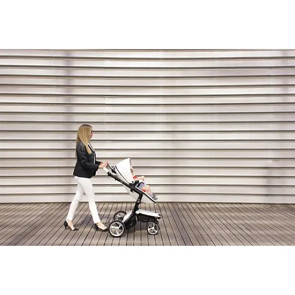 Детская коляска Mima Xari Flair 3G 2 в 1, кожа, шасси Black фото 25
